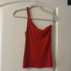 Anthropologie one shoulder tank